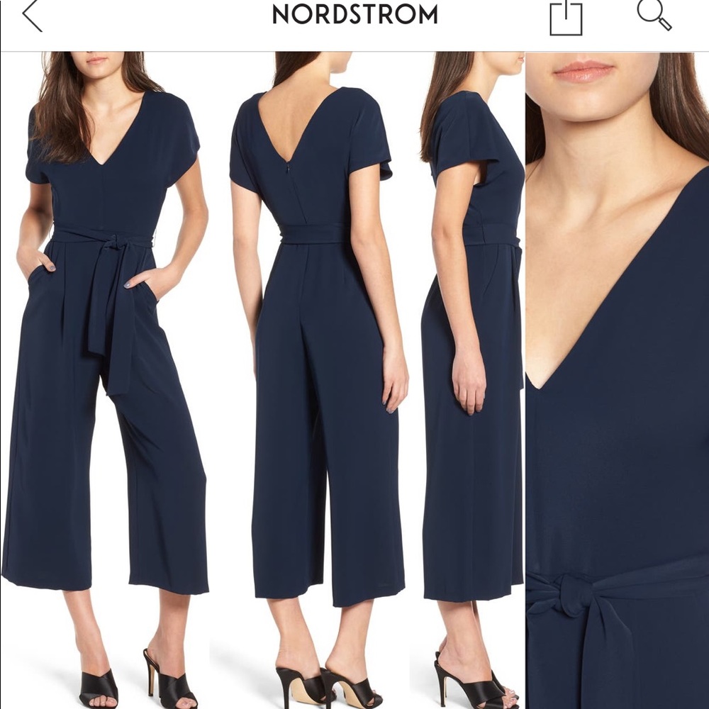 Teal ASTR The Label Belted Jumpsuit XL (missing belt!)